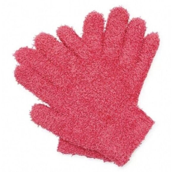 MixIt Essentials Fuzzy Gloves Hot Pink Women SOFT One Size Stretch NEW - Picture 1 of 1
